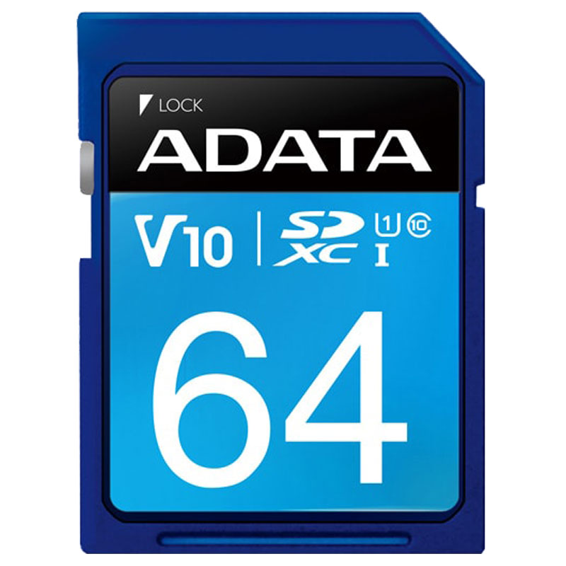 قیمت و خرید کارت حافظه 64 گیگ ADATA Premier V10 C10 U1 100MB/s