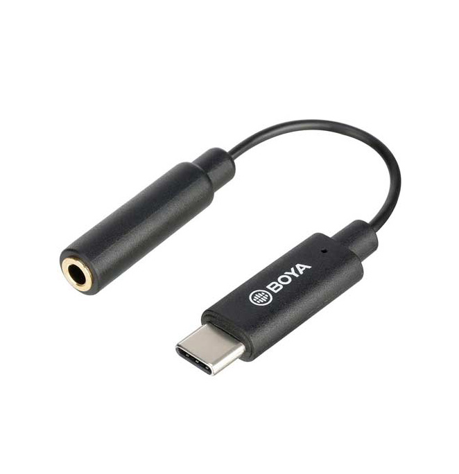 قیمت و خرید تبدیل جک 3.5mm به USB Type-C مدل BOYA BY-K4